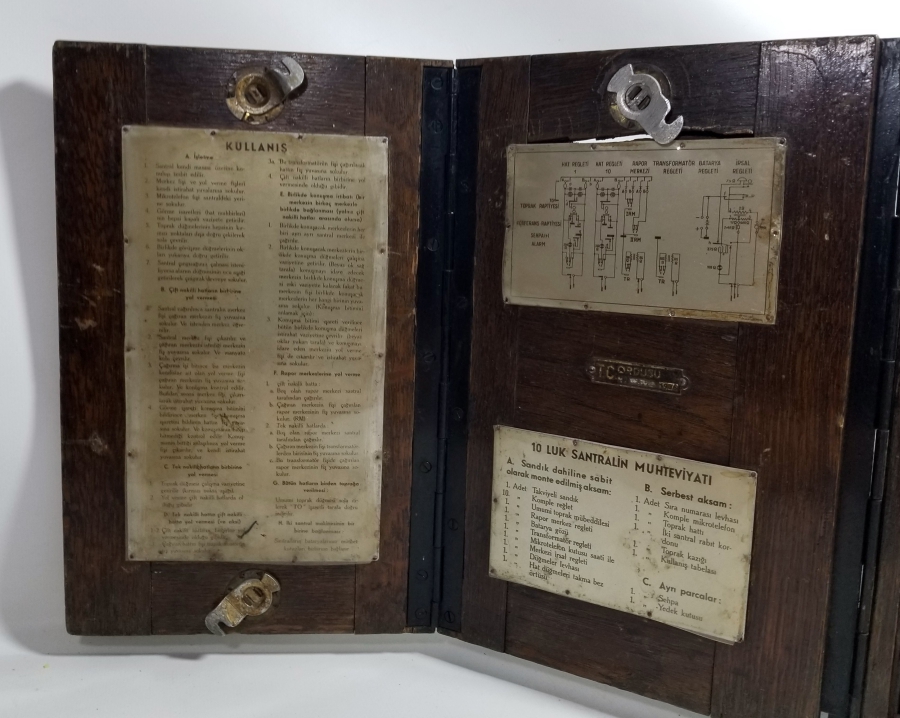 1936 YILI ÇOK NADİR ASKERİ SANTRAL