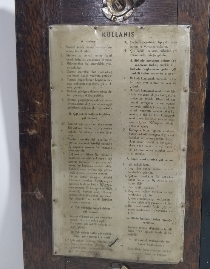 1936 YILI ÇOK NADİR ASKERİ SANTRAL