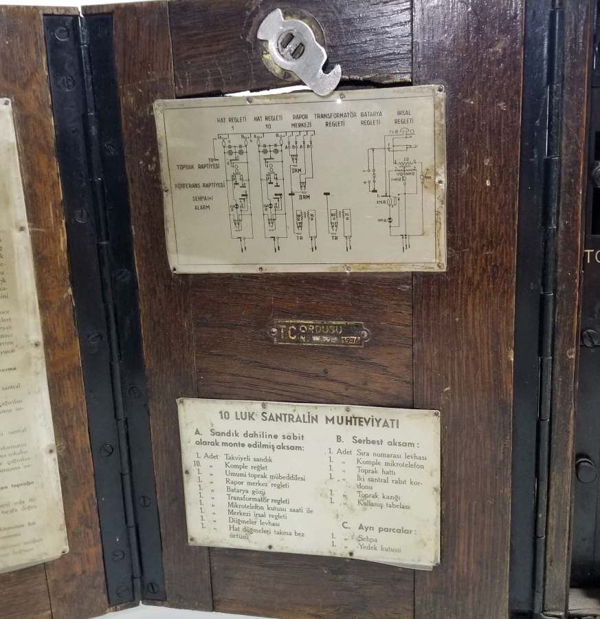 1936 YILI ÇOK NADİR ASKERİ SANTRAL