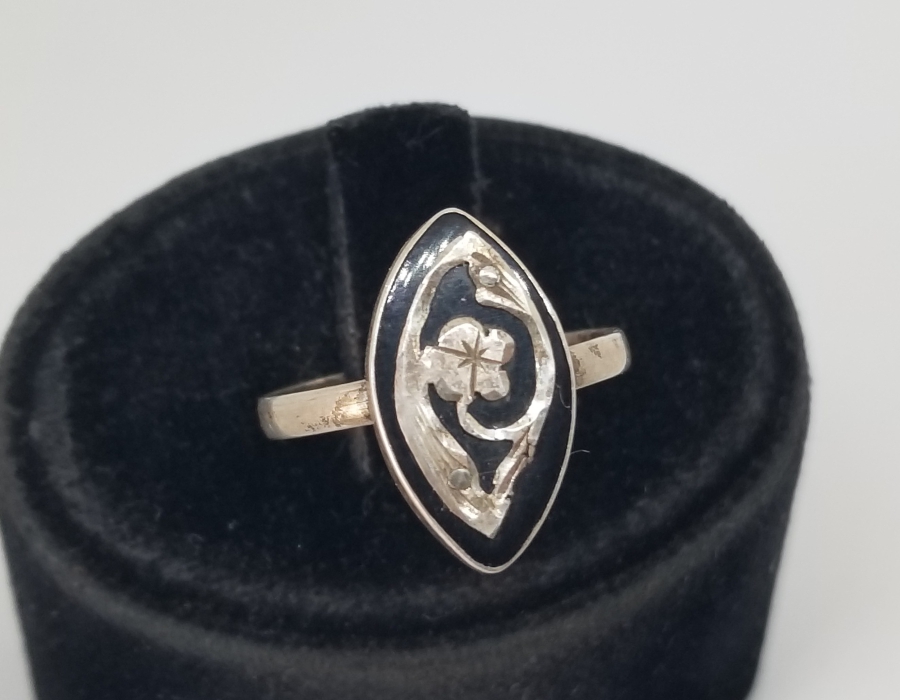 OSMANLI DÖNEMİ EL YAPIMI OLTU TAŞLI ÖZEL YAPIM GÜMÜŞ YÜZÜK