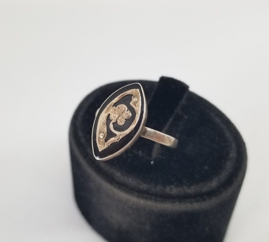 OSMANLI DÖNEMİ EL YAPIMI OLTU TAŞLI ÖZEL YAPIM GÜMÜŞ YÜZÜK