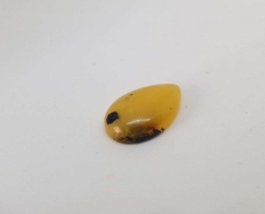 BİTKİ FOSİLLİ NADİR DAMLA KEHRİBAR YÜZÜK KAŞI