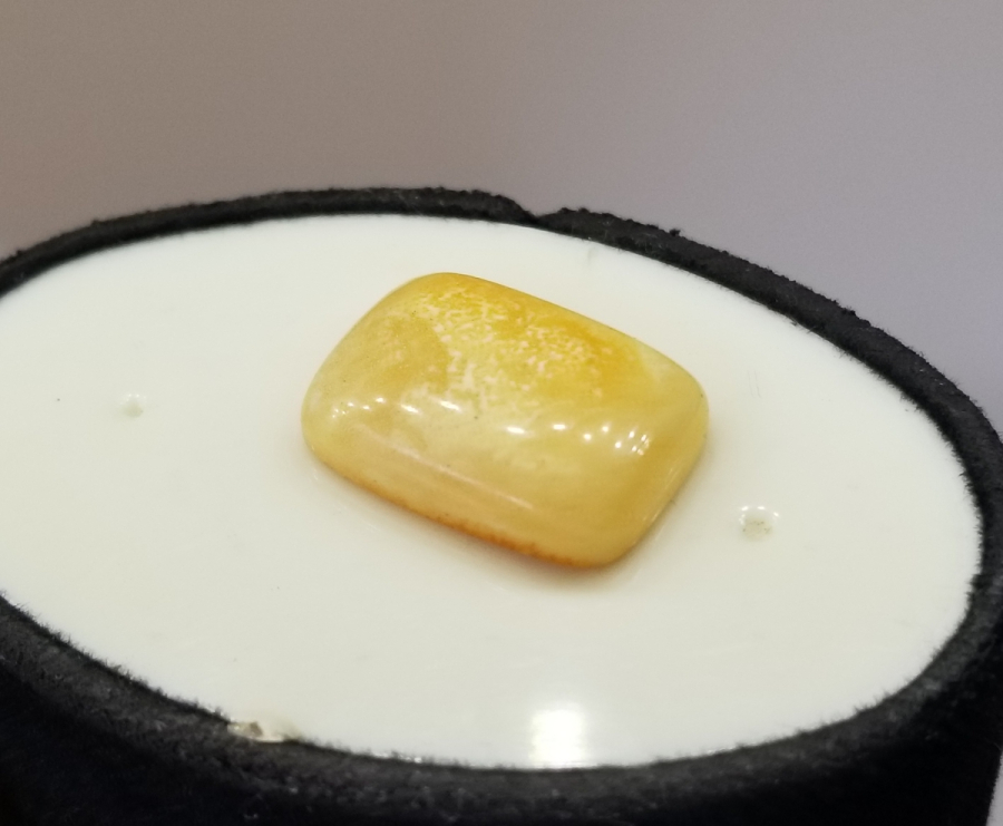 BİTKİ FOSİLLİ NADİR DAMLA KEHRİBAR YÜZÜK KAŞI