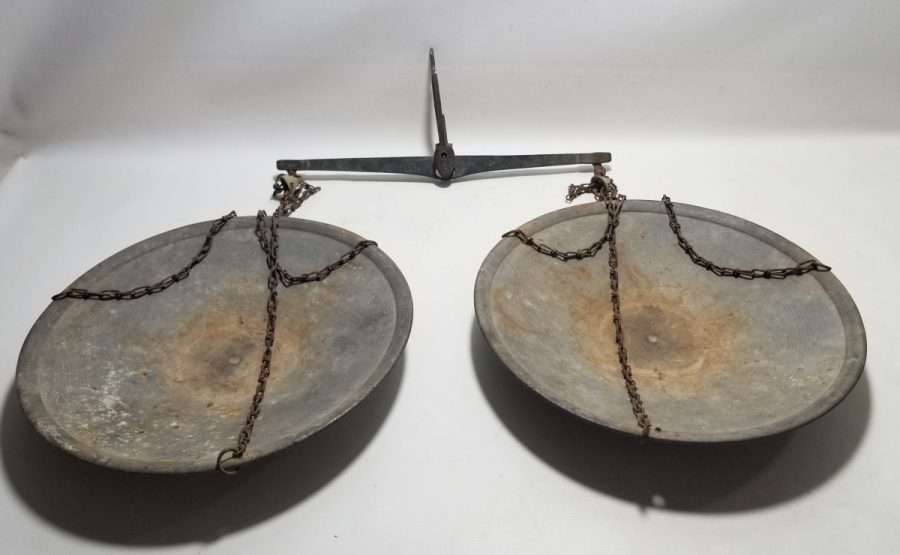 ANTİKA ÇİFT KEFELİ TERAZİ