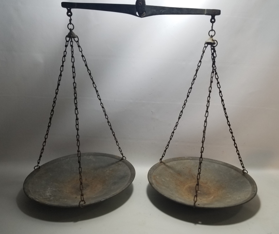 ANTİKA ÇİFT KEFELİ TERAZİ