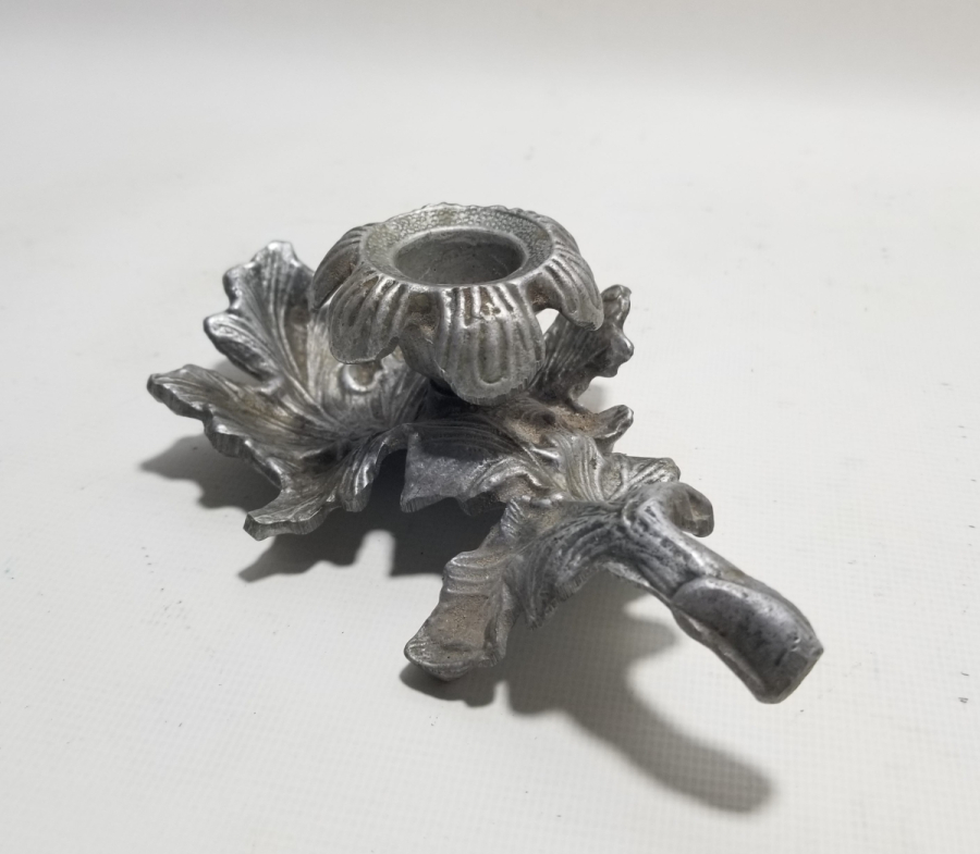 KABARTMA İŞÇİLİKLİ ANTİKA MUMLUK - ŞAMDAN