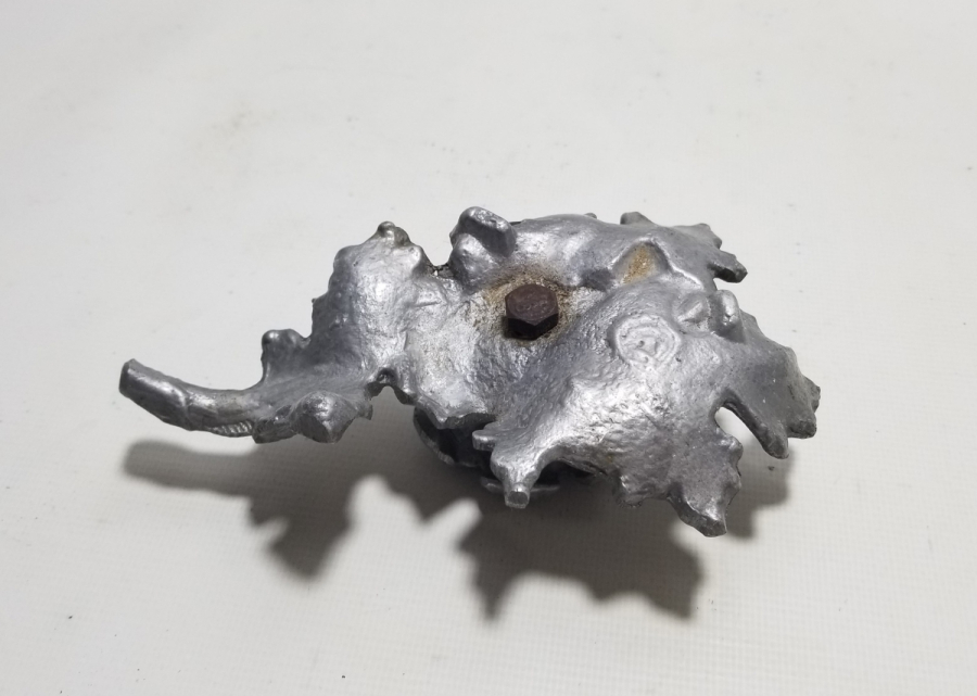 KABARTMA İŞÇİLİKLİ ANTİKA MUMLUK - ŞAMDAN