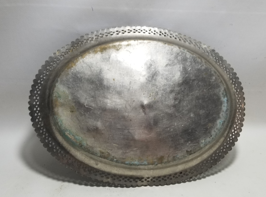 KALEM İŞÇİLİKLİ HAC HATIRASI ANTİKA TEPSİ