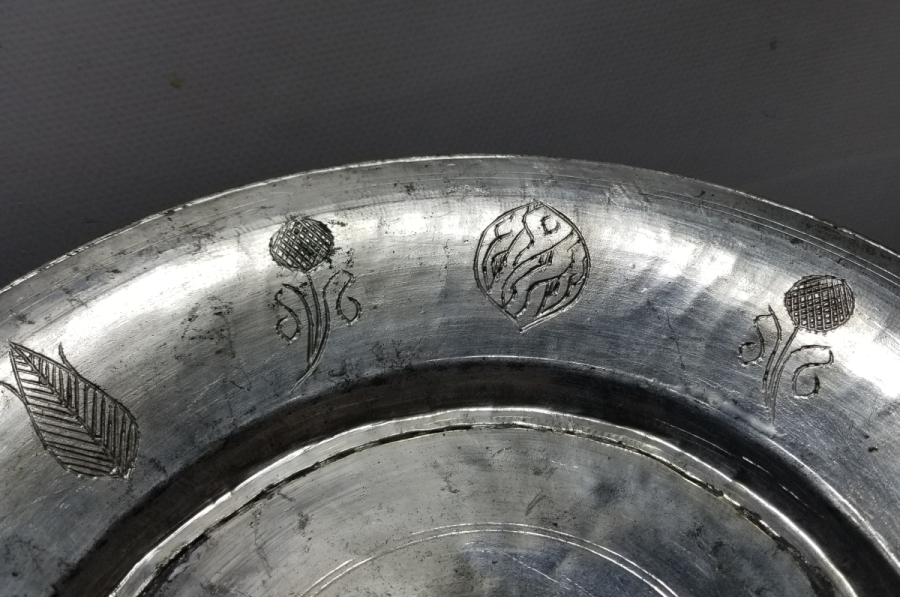 OSMANLI DÖNEMİ SELVİ MOTİFLİ BAKIR LENGER