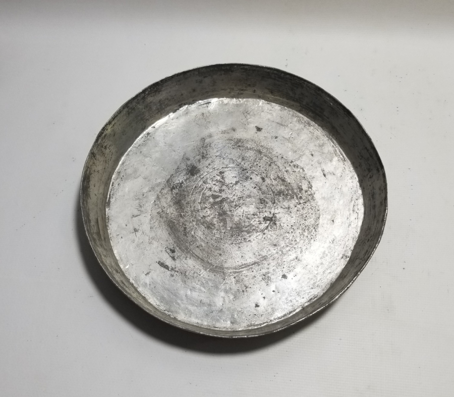 ERMENİCE YAZILI OSMANLI DÖNEMİ NADİR EKMEK TEPSİSİ