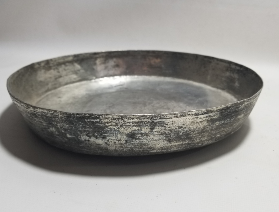 ERMENİCE YAZILI OSMANLI DÖNEMİ NADİR EKMEK TEPSİSİ