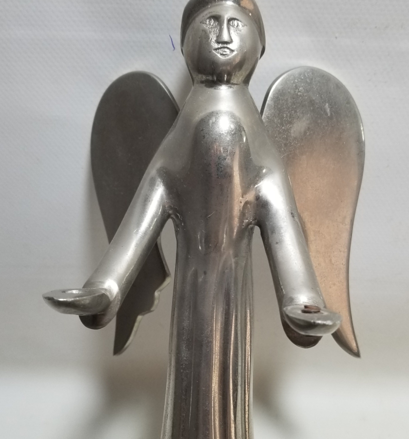 MELEK FİGÜRLÜ ANTİKA METAL OBJE