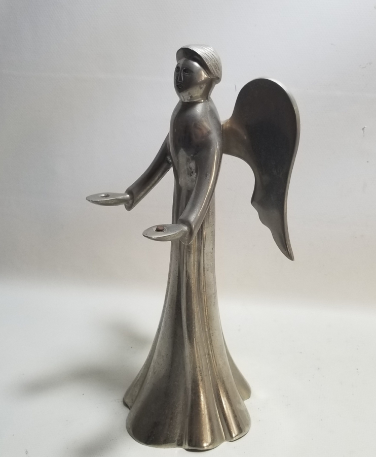 MELEK FİGÜRLÜ ANTİKA METAL OBJE