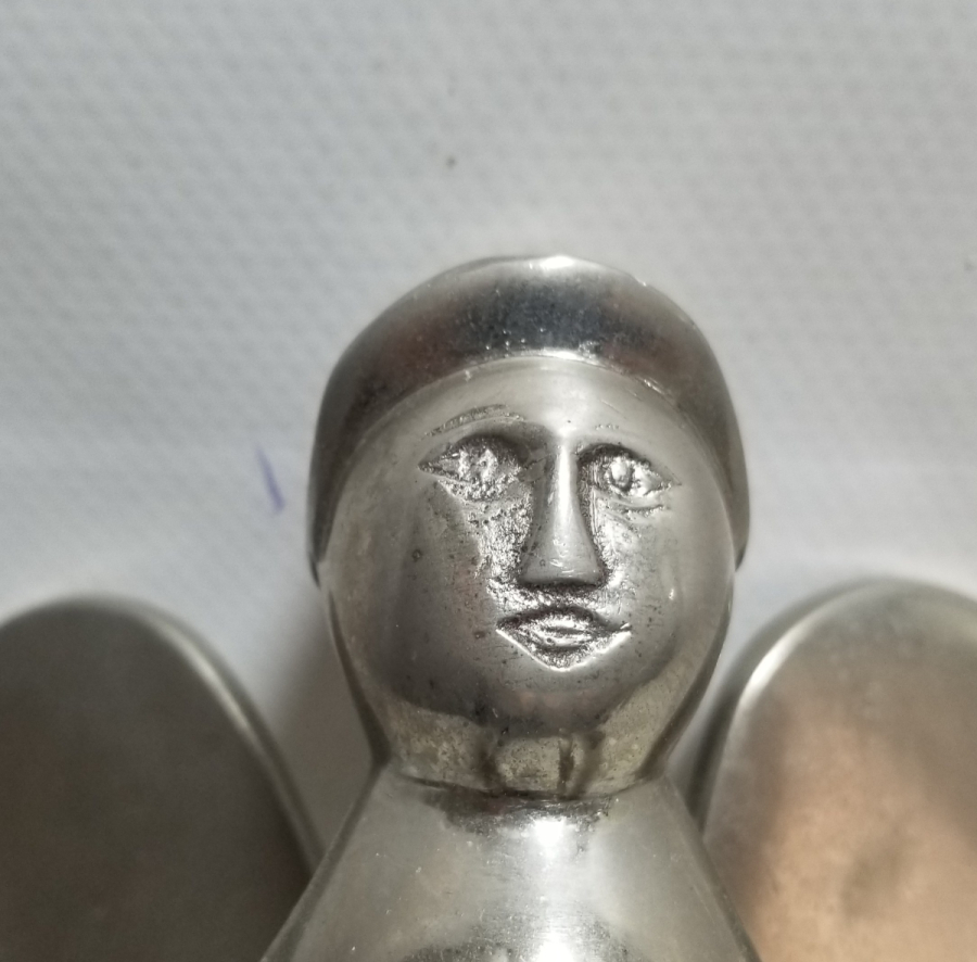 MELEK FİGÜRLÜ ANTİKA METAL OBJE