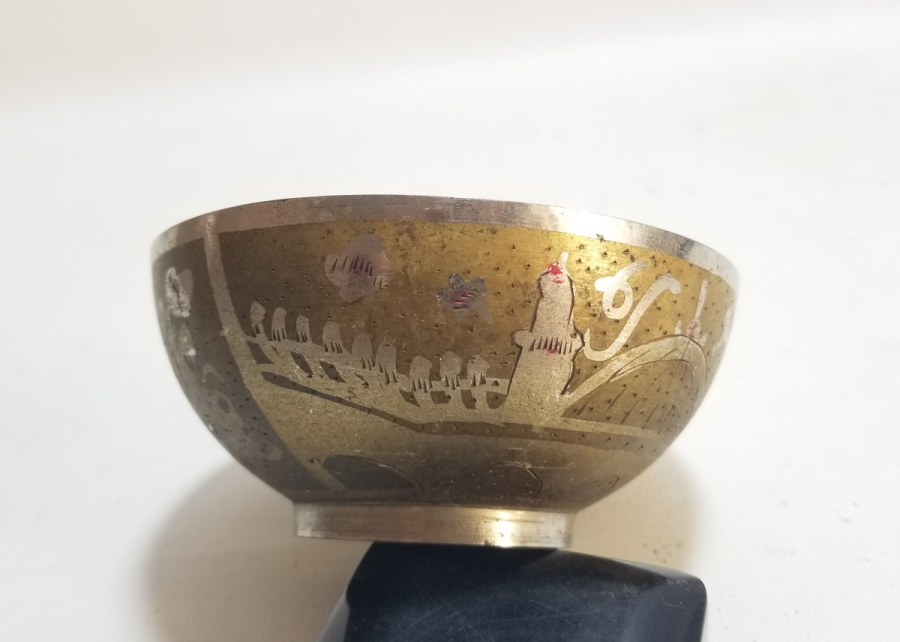 ÇİNTEMANİ İŞÇİLİKLİ ANTİKA ŞİFA TASI