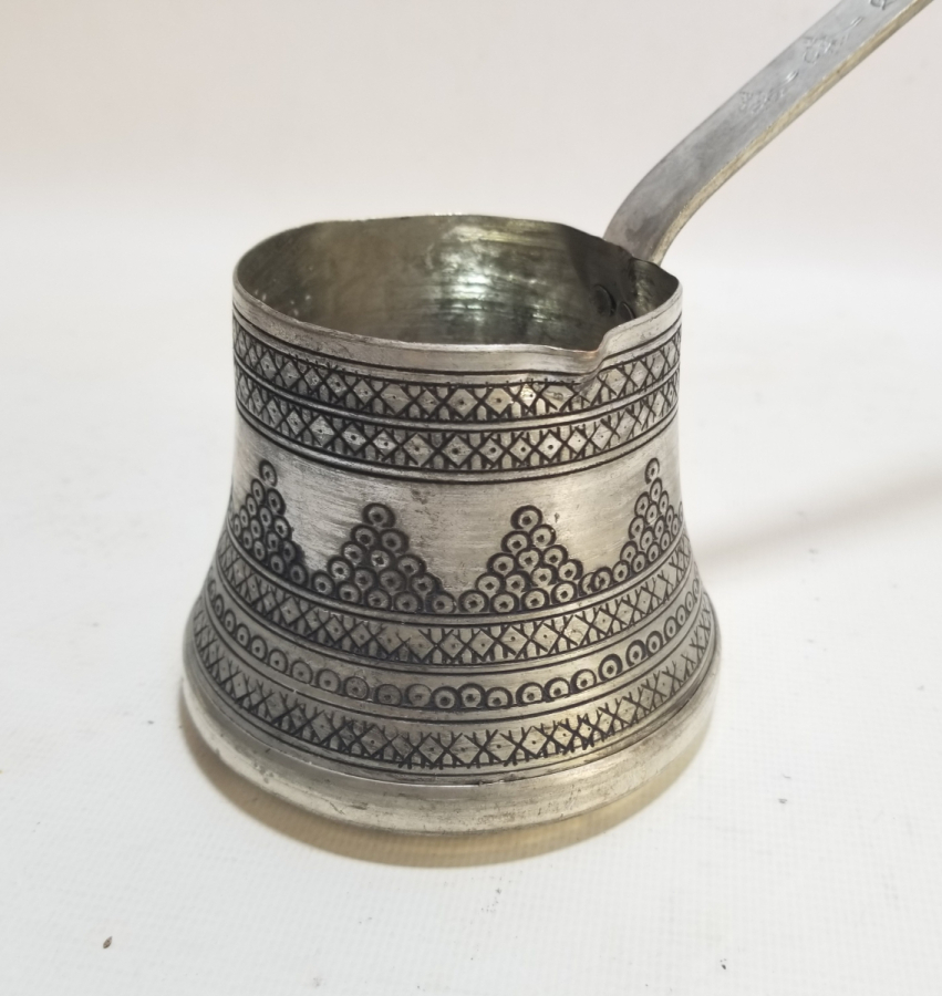 KABARTMA İŞÇİLİKLİ ANTİKA BAKIR CEZVE