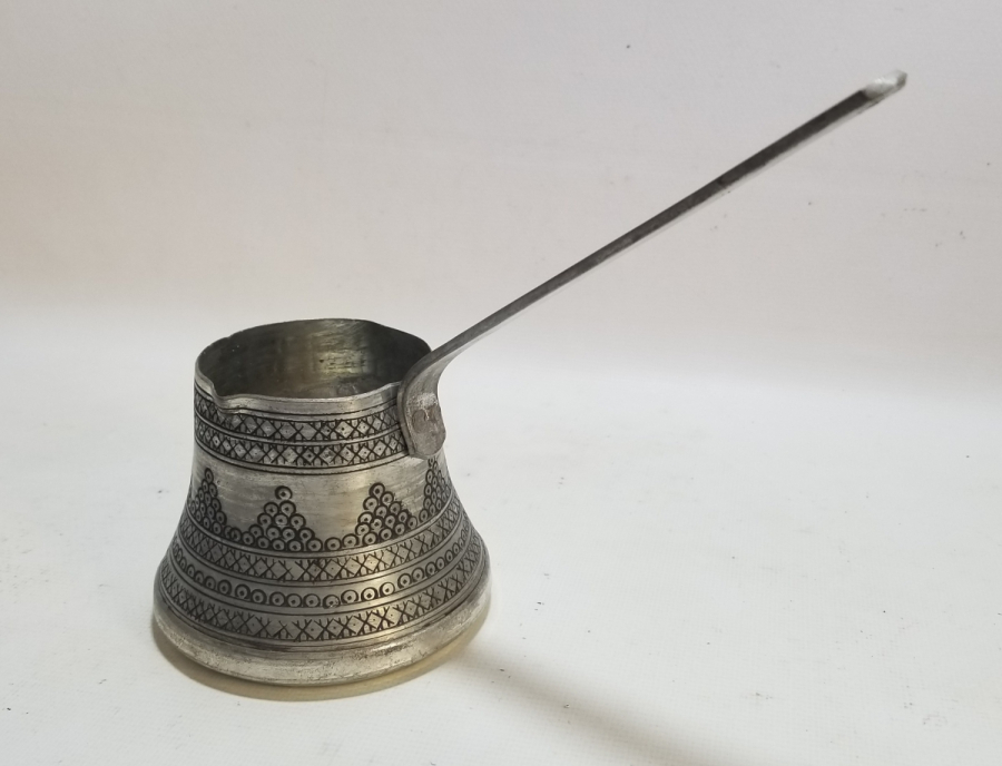 KABARTMA İŞÇİLİKLİ ANTİKA BAKIR CEZVE