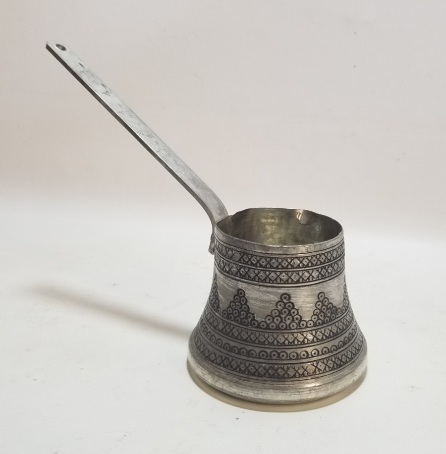 KABARTMA İŞÇİLİKLİ ANTİKA BAKIR CEZVE