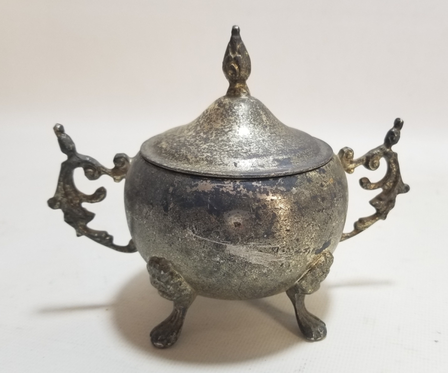 GÜMÜŞ KAPLAMA ANTİKA ŞEKERLİK