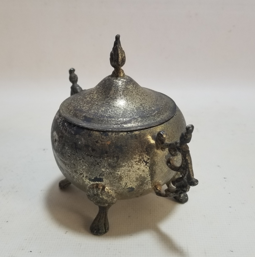 GÜMÜŞ KAPLAMA ANTİKA ŞEKERLİK