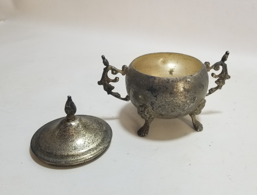 GÜMÜŞ KAPLAMA ANTİKA ŞEKERLİK