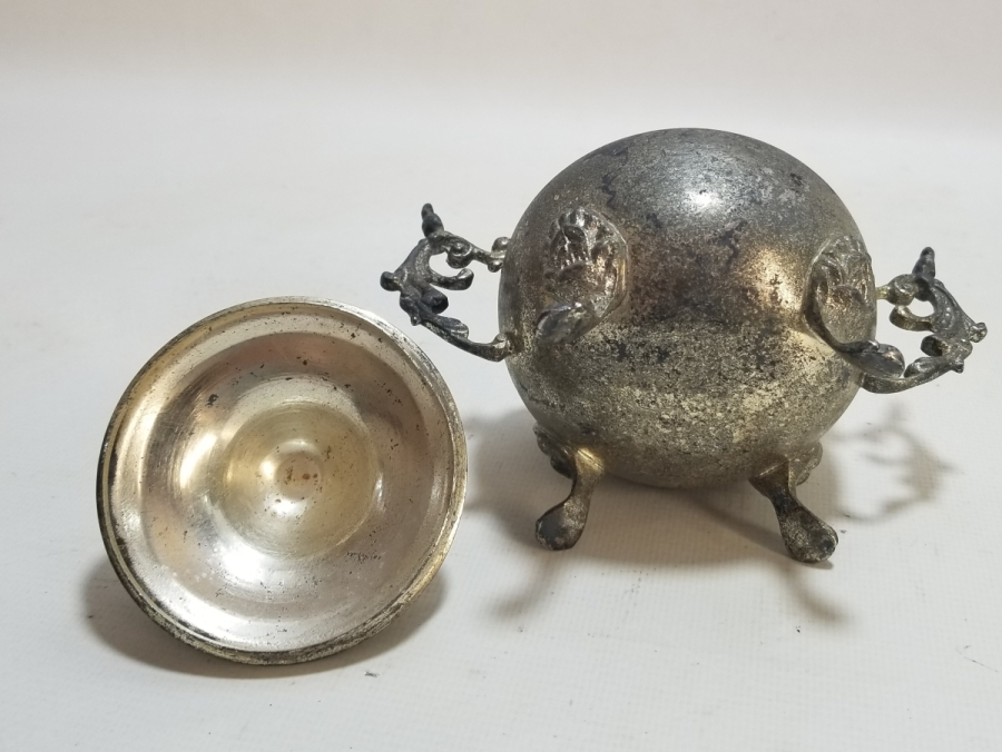 GÜMÜŞ KAPLAMA ANTİKA ŞEKERLİK