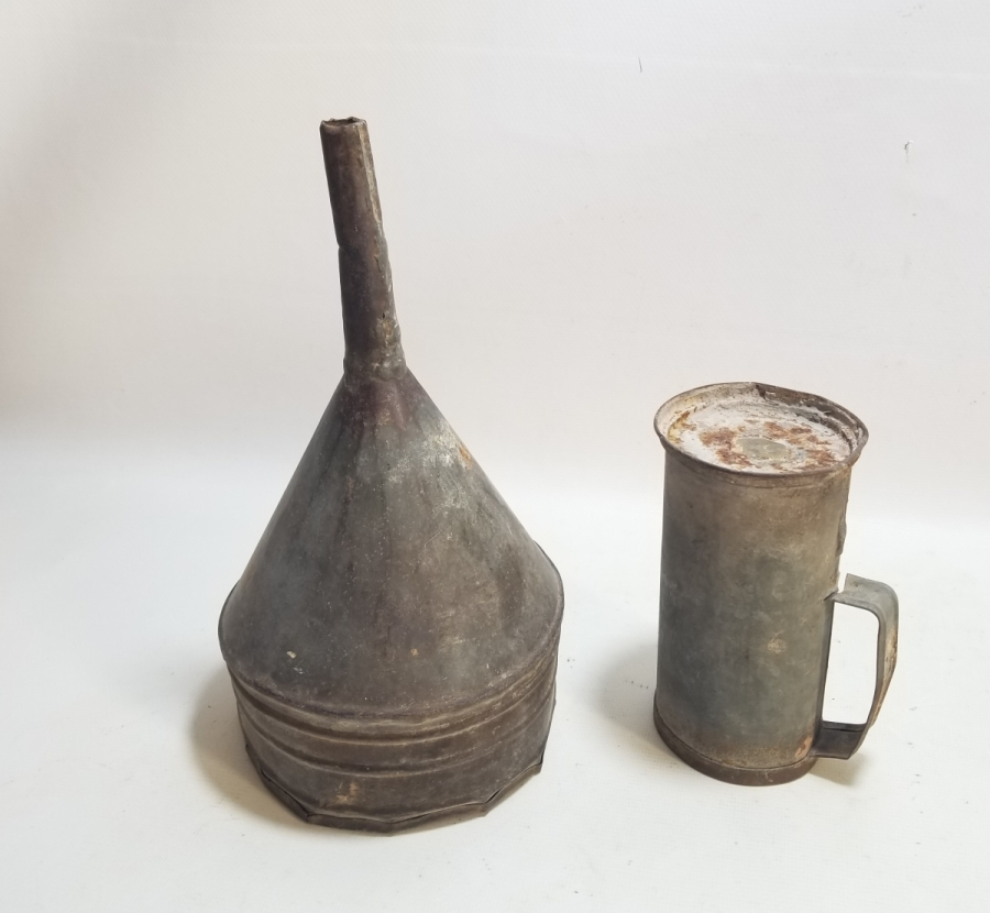 EL YAPIMI ANTİKA HUNİ VE ÖLÇÜ KABI