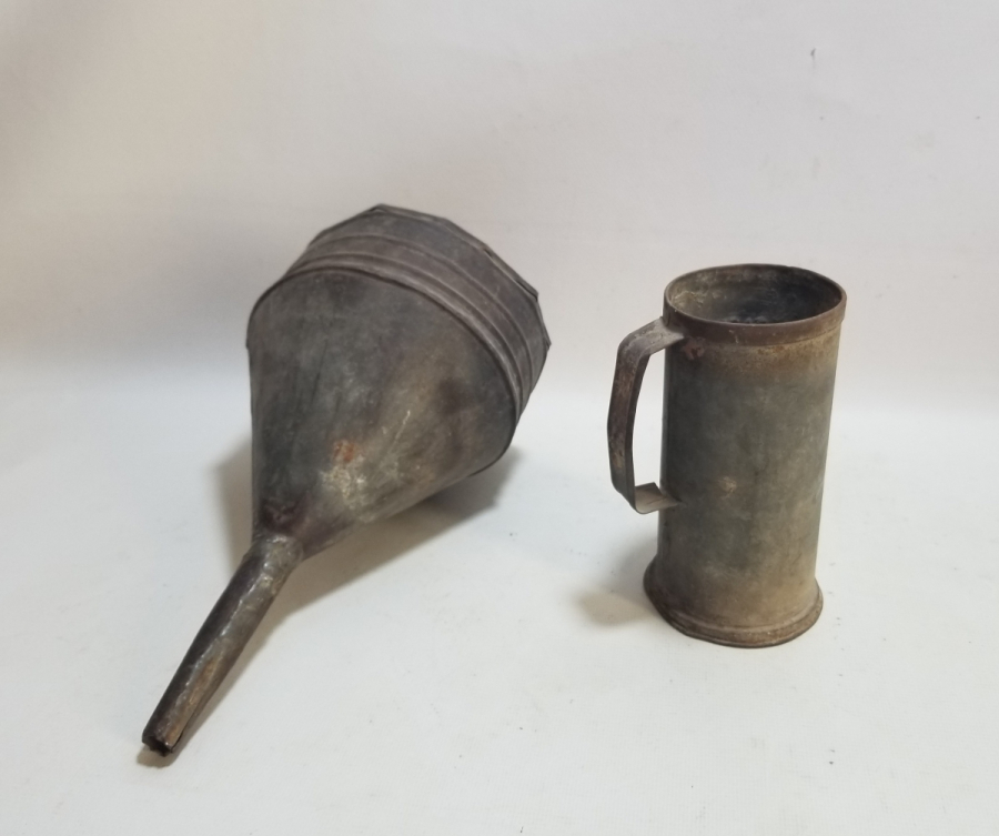 EL YAPIMI ANTİKA HUNİ VE ÖLÇÜ KABI