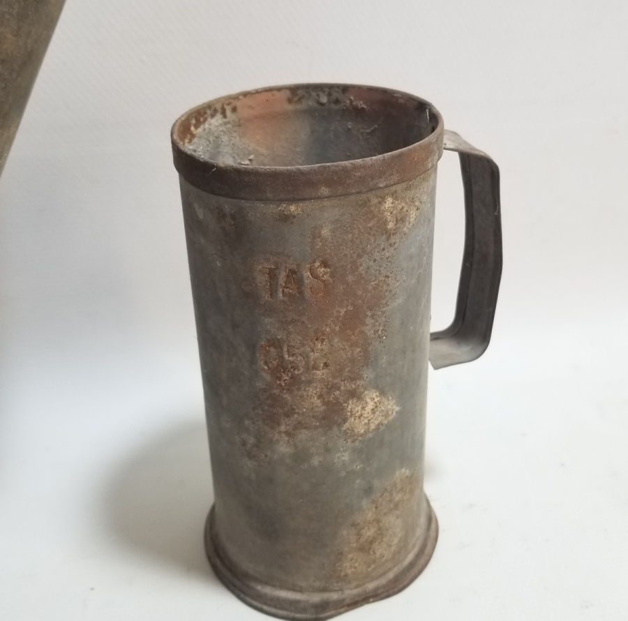 EL YAPIMI ANTİKA HUNİ VE ÖLÇÜ KABI