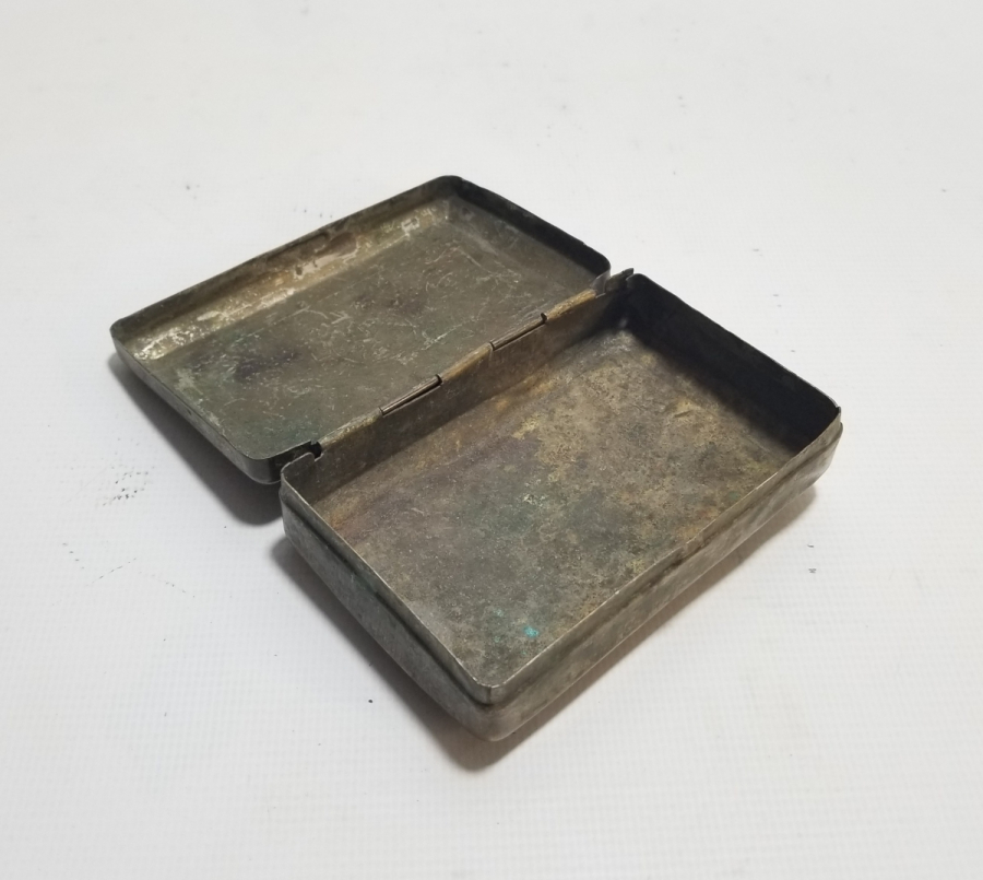 OSMANLI DÖNEMİ KABARTMA İŞÇİLİKLİ ASKER TÜTÜN TABAKASI