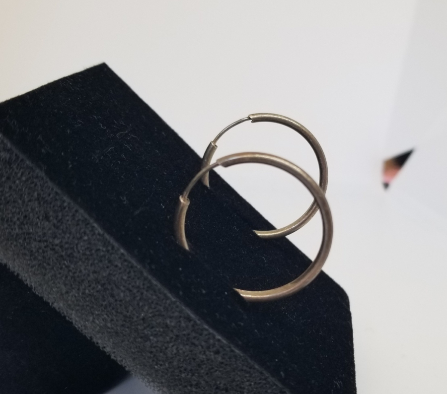 GÜMÜŞ HALKA KÜPE