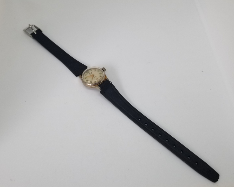 ALTIN KAPLAMA ANTİKA NACAR KOL SAATİ