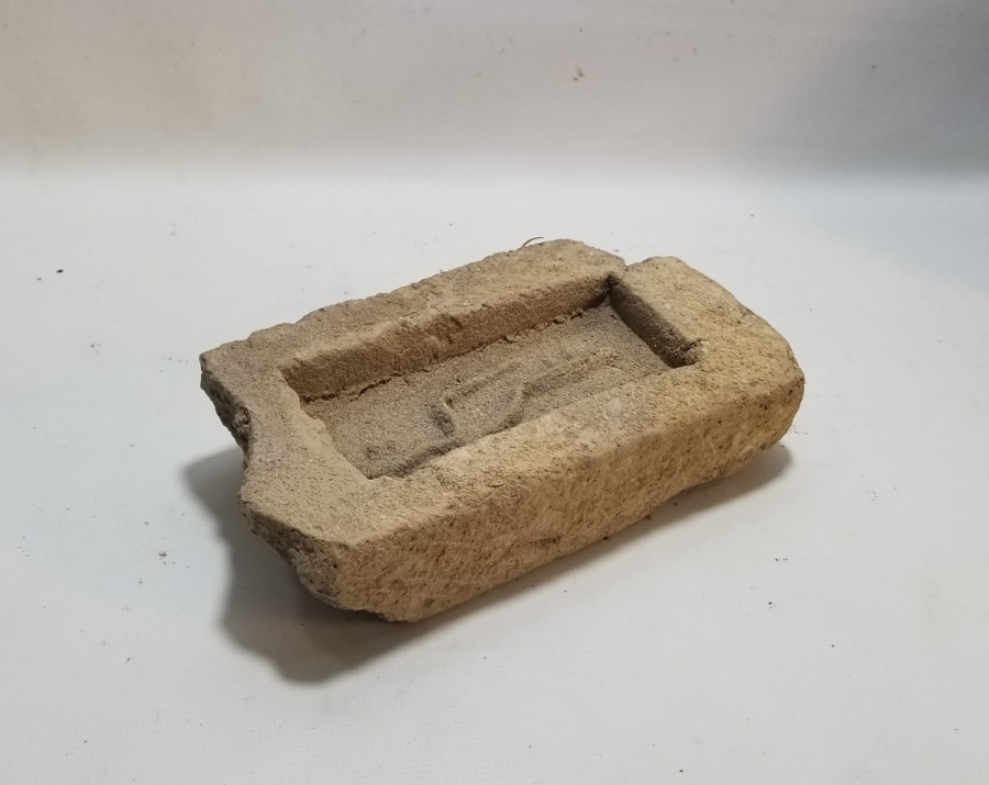 ÜZERİ OSMANLICA YAZILI ÇOK NADİR ERMENİ USTA YAPIMI TUĞLA