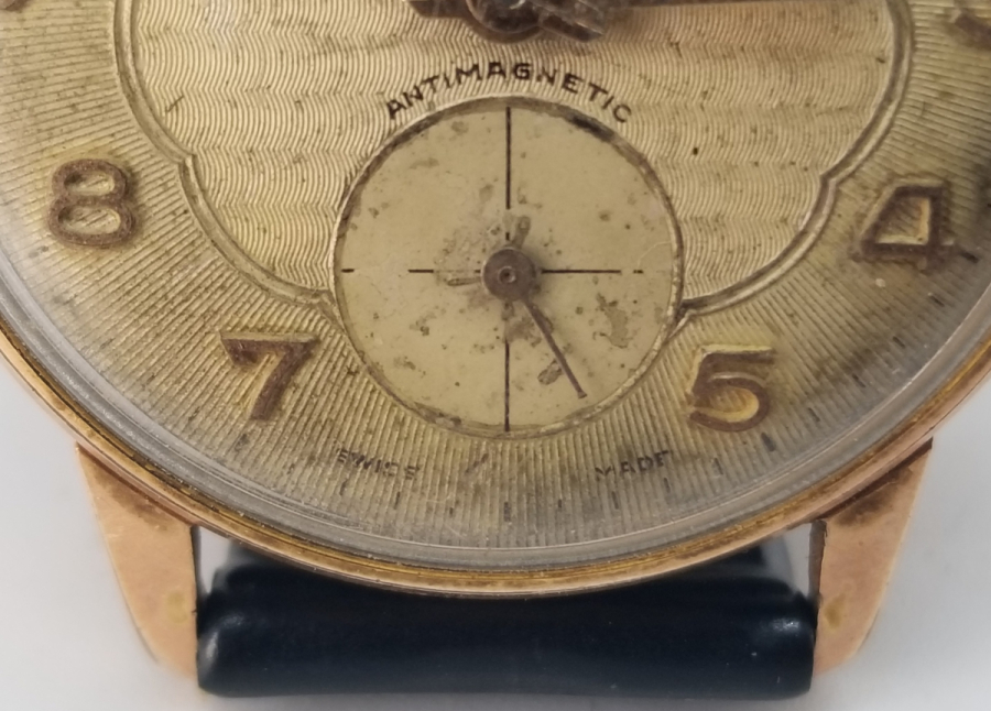 ALTIN KAPLAMA ANTİKA CORTEBERT KURMALI KOL SAATİ