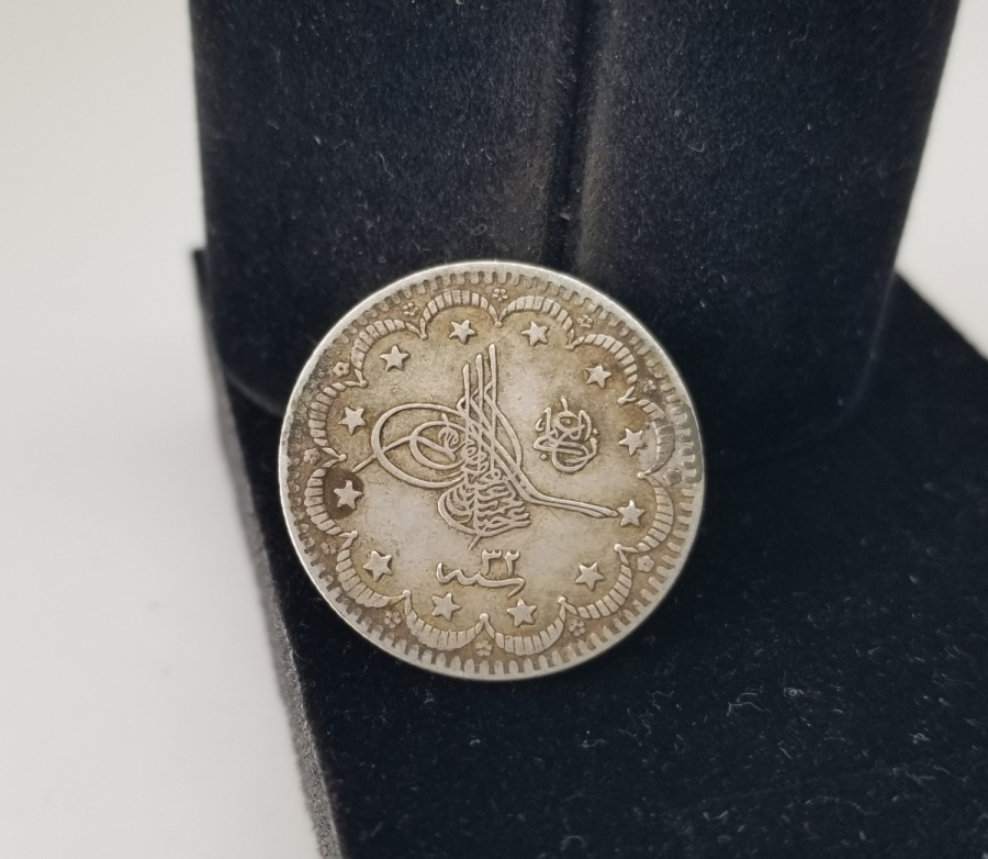 KOLEKSİYONLUK SULTAN ABDÜLHAMİD HAN DÖNEMİ GÜMÜŞ 5 KURUŞ PARA