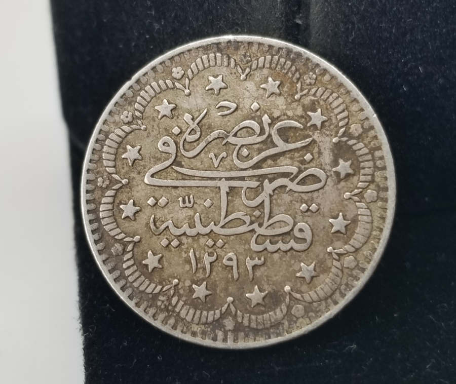KOLEKSİYONLUK SULTAN ABDÜLHAMİD HAN DÖNEMİ GÜMÜŞ 5 KURUŞ PARA