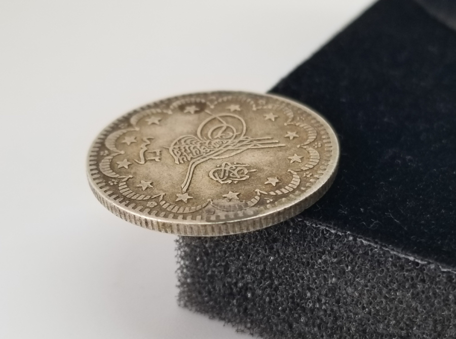 KOLEKSİYONLUK SULTAN ABDÜLHAMİD HAN DÖNEMİ GÜMÜŞ 5 KURUŞ PARA