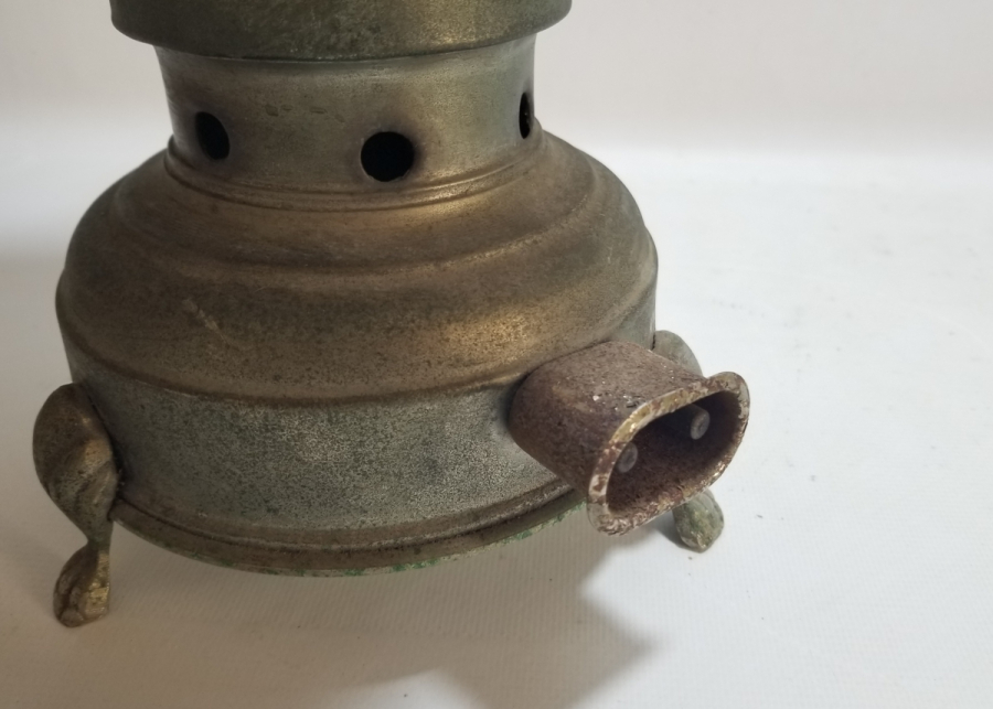 ÜZERİ AYETLERLE DEKORLU ANTİKA SEMAVER