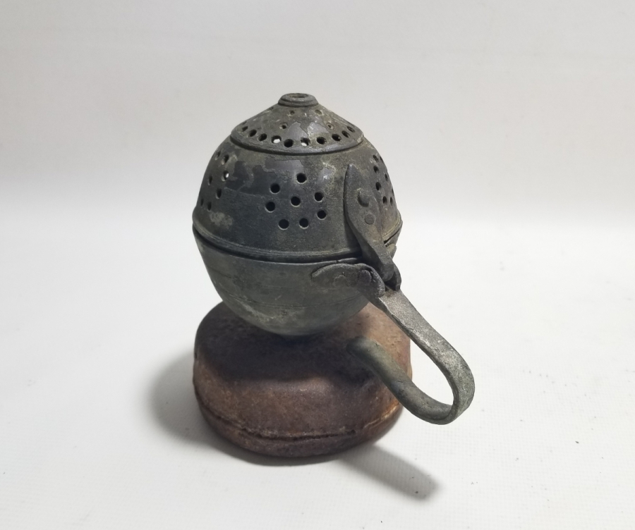 OSMANLI DÖNEMİ EL YAPIMI NADİR FORMDA BUHURDANLIK