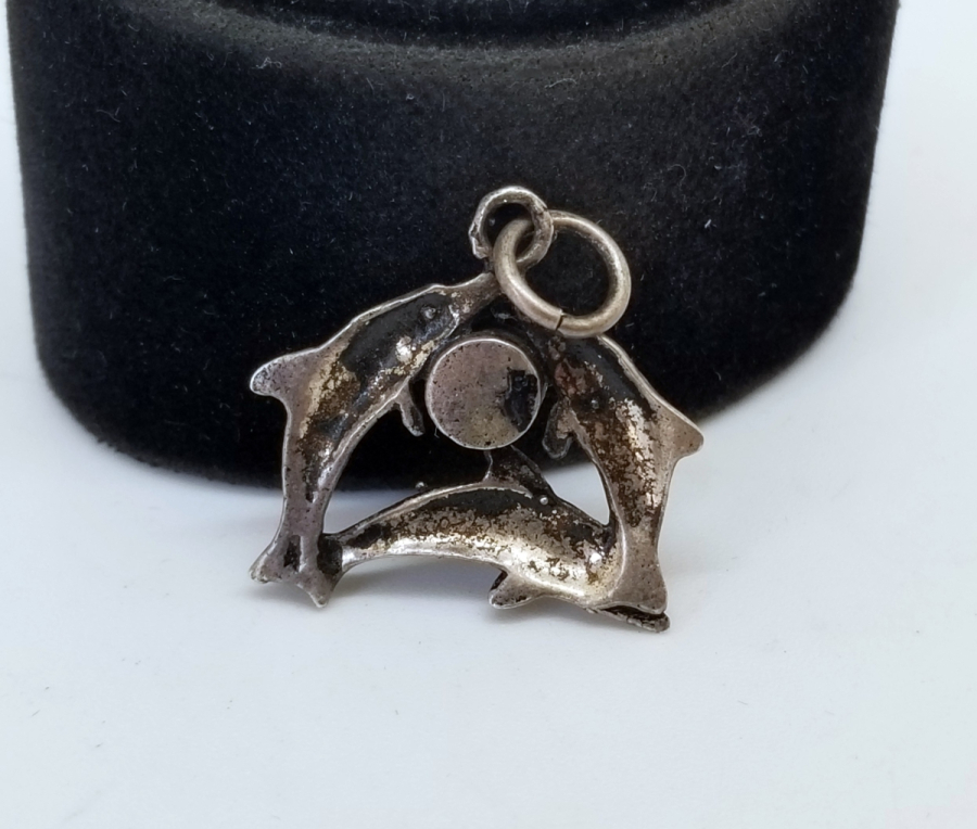 YUNUSLAR GÖRSELLİ GÜMÜŞ KOLYE UCU