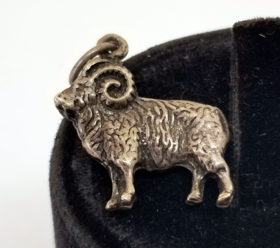 DAĞ KEÇİSİ GÖRSELLİ GÜMÜŞ KOLYE UCU