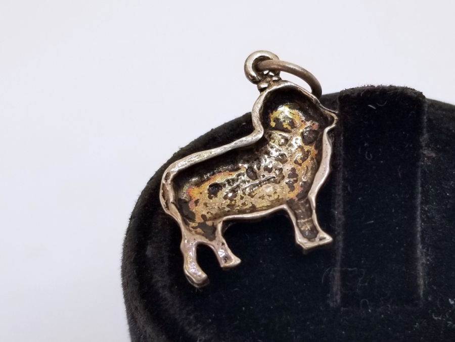 DAĞ KEÇİSİ GÖRSELLİ GÜMÜŞ KOLYE UCU