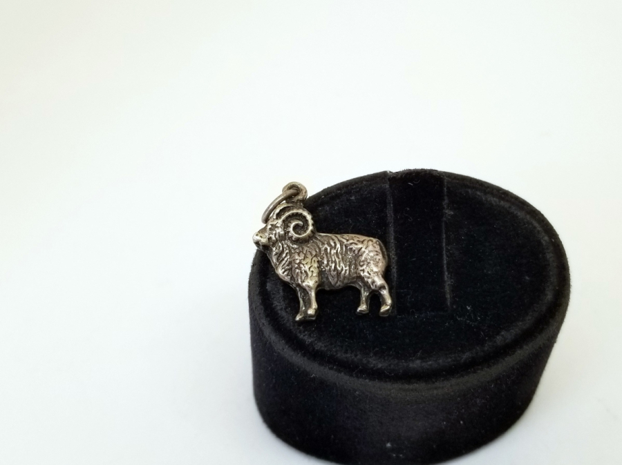 DAĞ KEÇİSİ GÖRSELLİ GÜMÜŞ KOLYE UCU