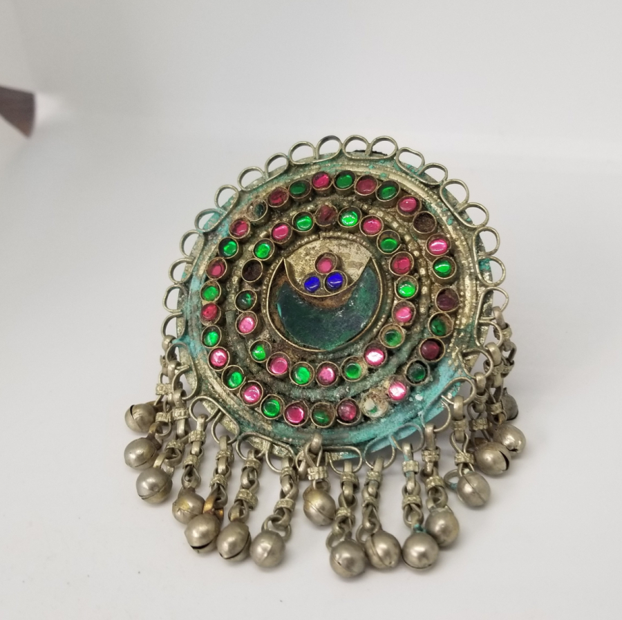 TÜRKMEN İŞİ ANTİKA GELİN ALINLIĞI