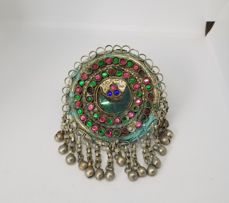 TÜRKMEN İŞİ ANTİKA GELİN ALINLIĞI