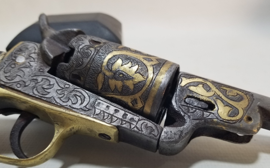 KALEM İŞÇİLİKLİ ÖZEL YAPIM OSMANLI DÖNEMİ TABANCA