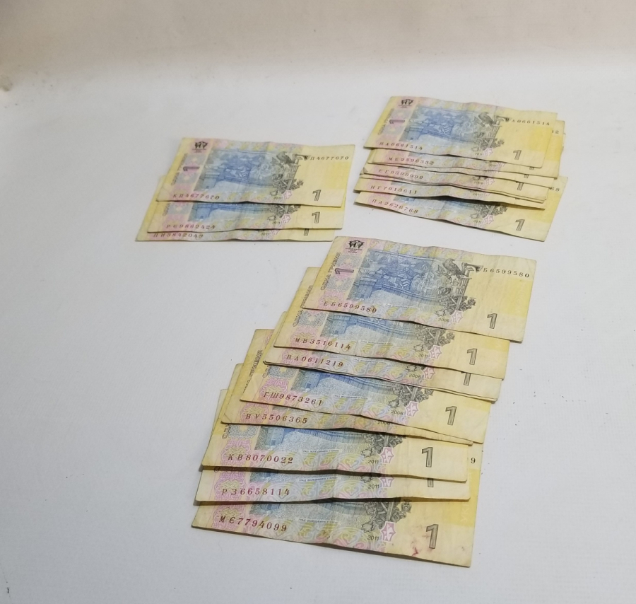 20 ADET UKRAYNA 1 GRIVNA