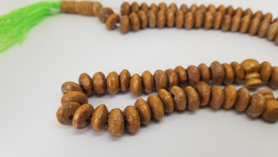 EL YAPIMI OSMANLI DÖNEMİ TESPİH AĞACI 99 LUK NAMAZ TESPİHİ