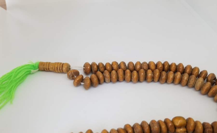 EL YAPIMI OSMANLI DÖNEMİ TESPİH AĞACI 99 LUK NAMAZ TESPİHİ