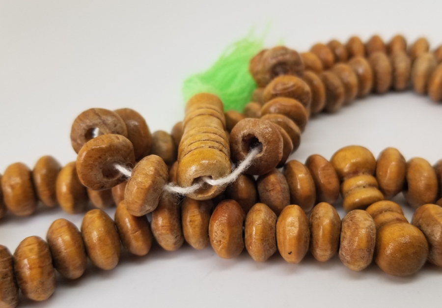 EL YAPIMI OSMANLI DÖNEMİ TESPİH AĞACI 99 LUK NAMAZ TESPİHİ